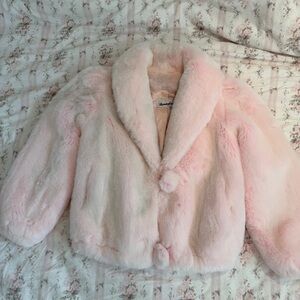 Chic Pink Teddy Jacket for Women